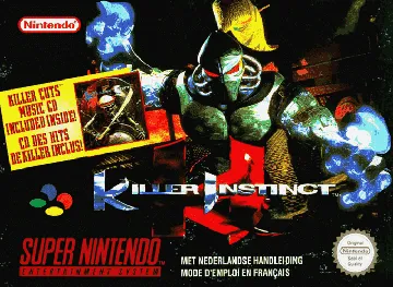 Killer Instinct (Europe) box cover front